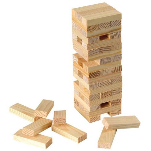 ToyToyToy JENGA 54 darabos fa toronyépítő játék