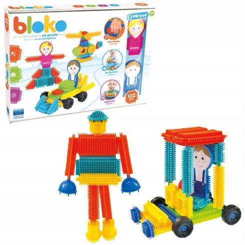 Mochtoys Bloko Tüskés 102 darabos építőjáték készlet