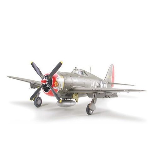 Tamiya P-47D Thunderbolt Razorback Repülőgép műanyag modell (1:48)