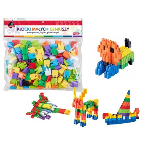 Askato Block-Puzzle 160 darabos építőjáték készlet