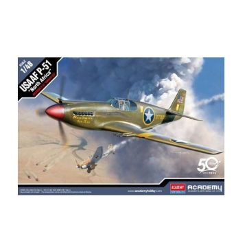   Academy USAAF P-51 North Africa repülőgép műanyag modell (1:48)