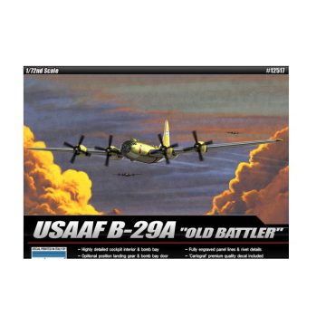   Academy USAAF B-29A 'Old Battler' bombázó repülőgép műanyag modell (1:72)