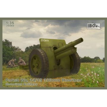   IBG Polsk Wz.14 / 19 100 mm Howitzer tarack műanyag modell (1:35)