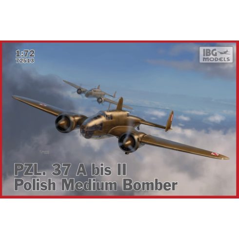 IBD PZL 37A bis II Los Polish repülőgép műanyag modell (1:72)