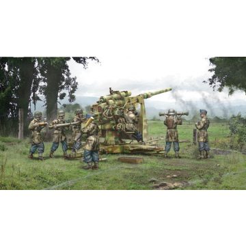   Italeri 8,8 cm Flak 37 ágyú figurákkal műanyag modell (1:56)