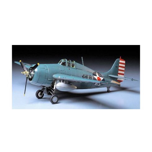 Tamiya Grumman F4F-4 Wildcat vadászrepülőgép műanyag modell (1:48)