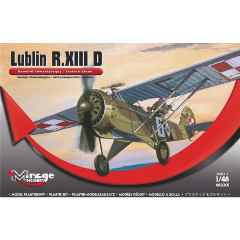 Mirage Hobby Lublin R-XIIID repülőgép műanyag modell (1:48)