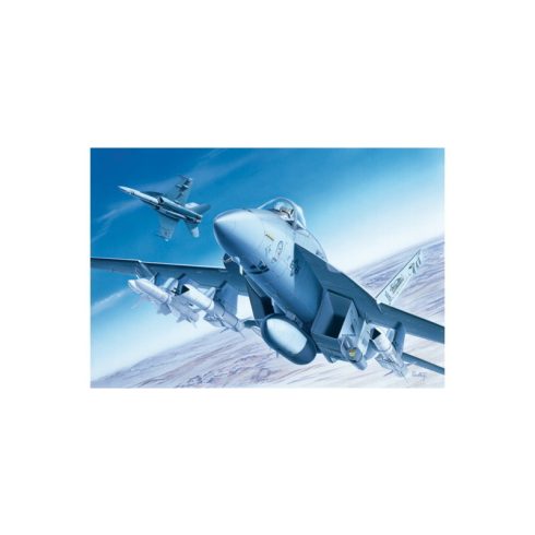 Italeri F/A-18E Super Hornet repülőgép műanyag modell (1:72)
