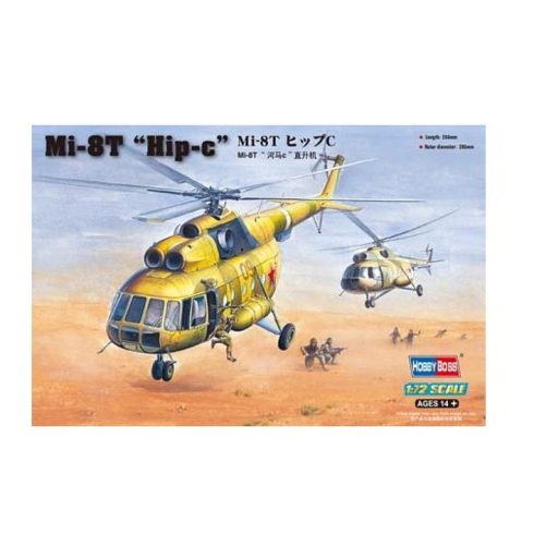 HobbyBoss Mil Mi-8T Hip -C helikopter műanyag összeépíthető makett (1:72)