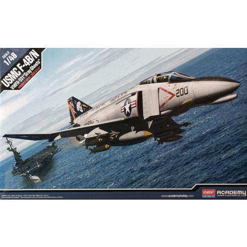 Academy USNV F-4N VMFA- 531 Gray Ghosts repülőgép műanyag modell (1.48)