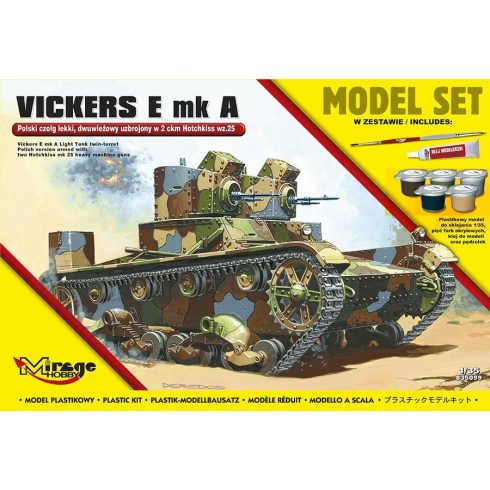 Mirage Hobby Polish Light Two-Turret Tank műanyag modell (1:35)