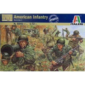 Italeri Amerikai gyalogsági figurák műanyag makett