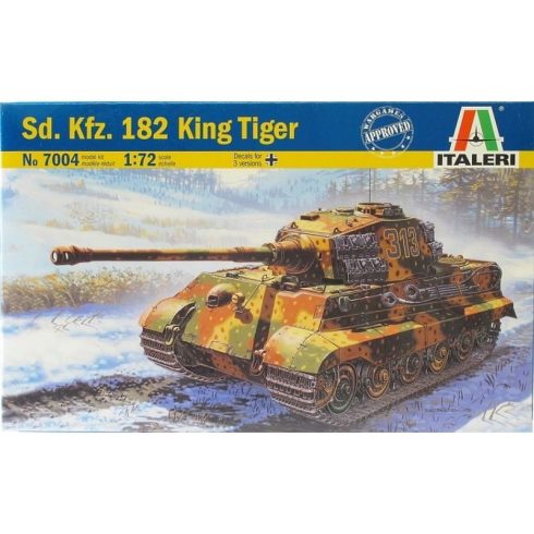 Italeri King Tiger harckocsi műanyag modell (1:72)