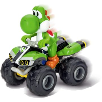   Carrera RC 2,4GHz Mario Kart Yoshi Quad távirányítós autó Yoshi figurával (1:20)