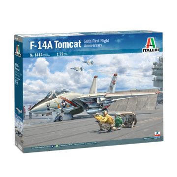   Italeri F-14A Tomcat vadázsrepülőgép műanyag modell (1:72)