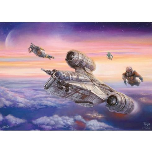 Schmidt Spiele Star Wars The Mandalorian -The Escort - 1000 darabos puzzle