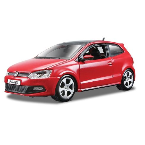 Bburago VW Polo GTI Mark 5 autó fém modell (1:24) többfajta