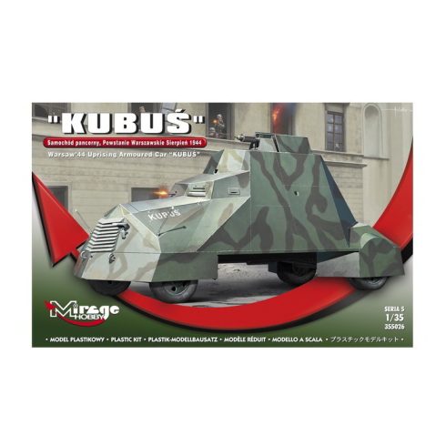 Mirage Hobby Kubus páncélszállító autó műanyag modell (1:35)