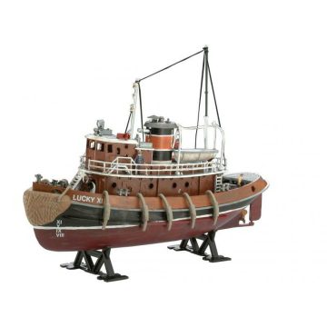 Revell Harbour Tug vontatóhajó műanyag modell (1:108)