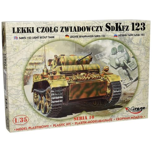 Mirage Hobby SdKfz 123 Light Recce tank műanyag modell (1:35)