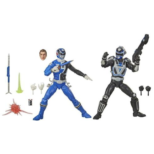 Hasbro Power Rangers Lightning Collection S.P.D. B-Squad Blauer Ranger Vs A-Squad Blauer Ranger figurák