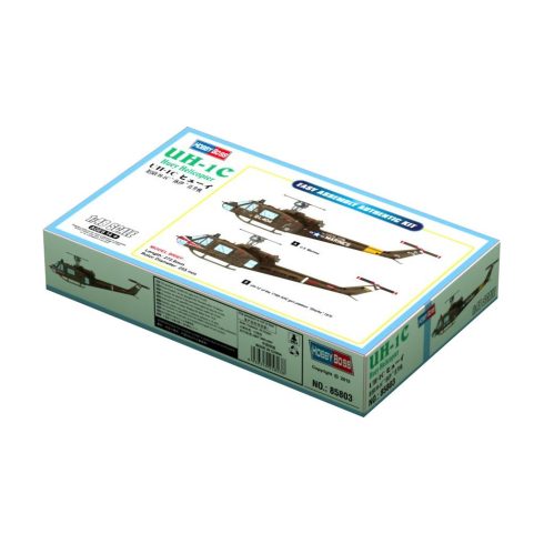 HobbyBoss UH-1C Huey helikopter műanyag összeépíthető makett (1:48)