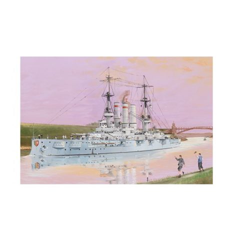 Trumpeter Schleswig-Holstein Battleship 1908 hajó műanyag modell (1:350)