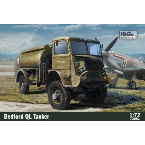 IBG Bedford QL Tanker teherautó műanyag modell (1:72)