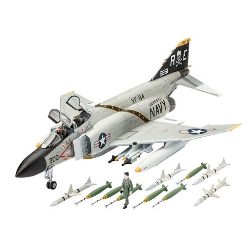 Revell F-4J Phantom US Navy vadászrepülőgép műanyag modell (1:72)