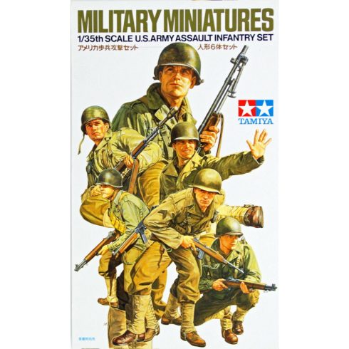 Tamiya U.S. Army gyalogsági katona figurák műanyag makett