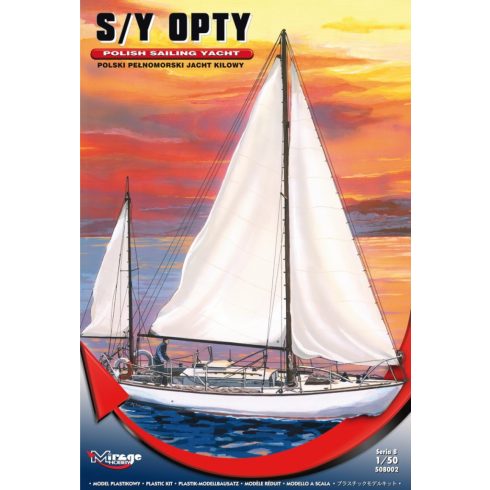 Mirage Hobby S/Y OPTY hajó műanyag modell (1:50)