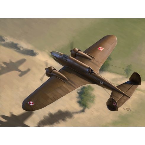 IBG Models PZL.37B repülőgép műanyag modell (1:72)