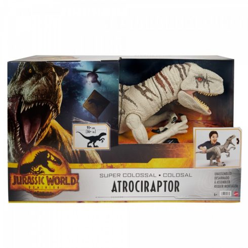 Mattel Jurassic World Dominion Super Colossal Atrociraptor figura