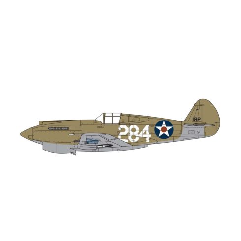 Airfix Curtiss P-40B Warhawk repülőgép műanyag modell (1:72)