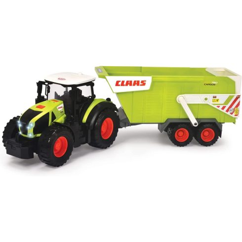 Dickie Toys Farm Traktor pótkocsival 64cm - Sárga