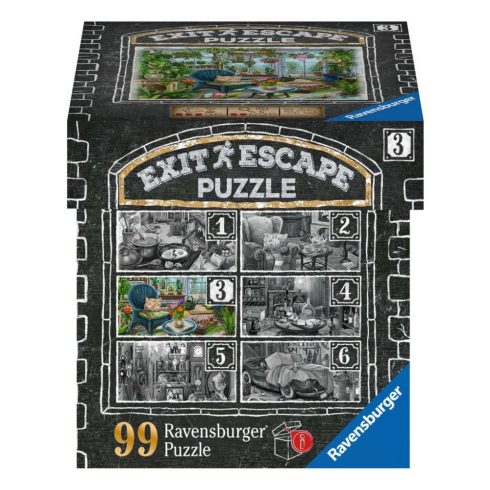 Ravensburger Exit Az udvarház télikertjében - 99 darabos puzzle