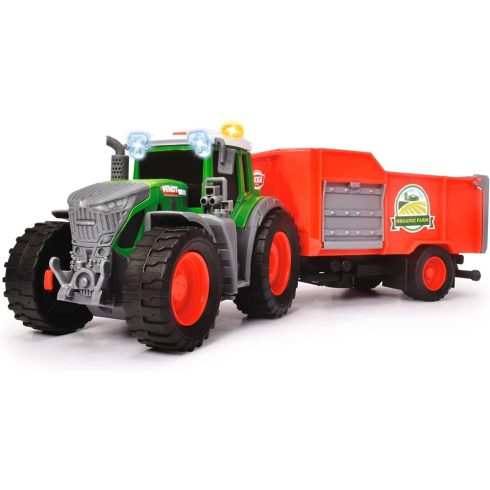 Dickie Toys Farm Traktor utánfutóval - Színes