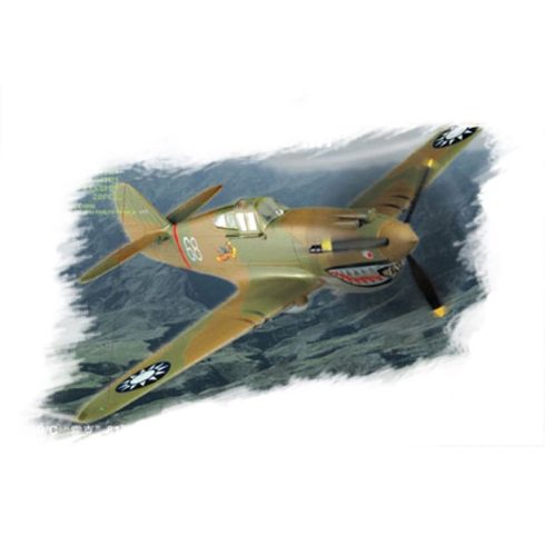 HobbyBoss P-40B/C Hawk- 81 vadászrepülőgép műanyag összeépíthető makett (1:72)