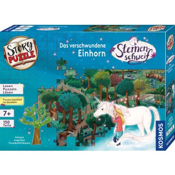   Kosmos Star Tail Az eltűnt egyszarvú - 150 darabos puzzle (Német nyelvű)