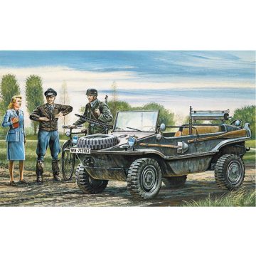   Italeri Kfz II VW Typ 166 Kétéltű autó műanyag modell (1:35)