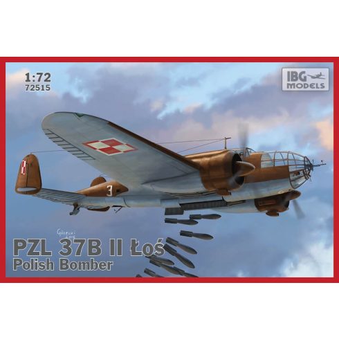 IBG PZL.37B II LOS repülőgépműanyag modell (1:72)