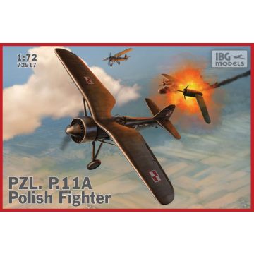 IBG PZL P.11a repülőgép műanyag modell (1:72)