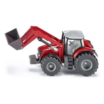 Siku Massey Ferguson traktor rakodó lapáttal - Piros