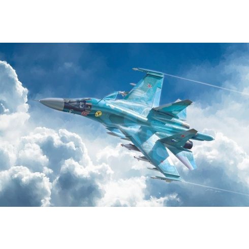 Italeri BO-105 Sukhoi SU -34/32 vadászrepülőgép műanyag modell (1:72)