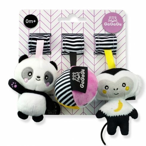 Gagagu Panda, labda, majom formájú függőjáték készlet