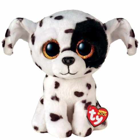 TY Beanie Boss Luther dalmata kutya plüss figura - 15 cm