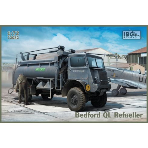 IBG Bedford QL Refueller teherautó műanyag modell (1:72)