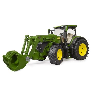   Bruder John Deere 7R 350 Traktor elülső rakodóval (1:16) - Zöld