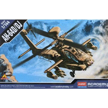 Academy AH-64D/DJ Helikopter műanyag modell (1:144)