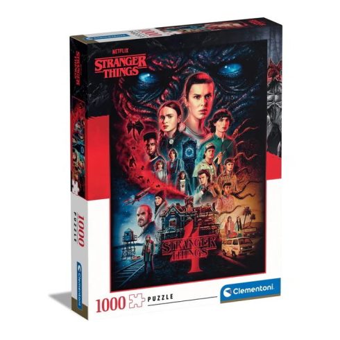 Clementoni Stranger Things 4 - 1000 darabos puzzle